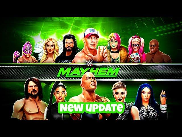 WWE Mayhem v 1.43.128 MOD APK (unlimited everything) WWE Mayhem new update gameplay