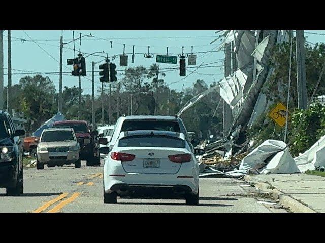 Driving Around Bradenton Florida In Hurricane Milton Aftermath 4K