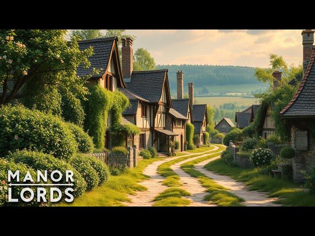 Building an ULTRA REALISTIC Village in 'Manor Lords'... | Stress Relief & Relax