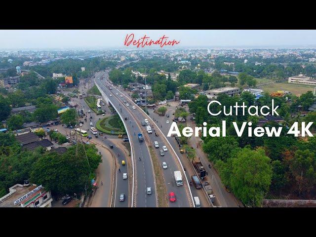 Cuttack City Aerial View || Link Road || Bdam Badi || OMP Fly over || Cuttack Drone View ||