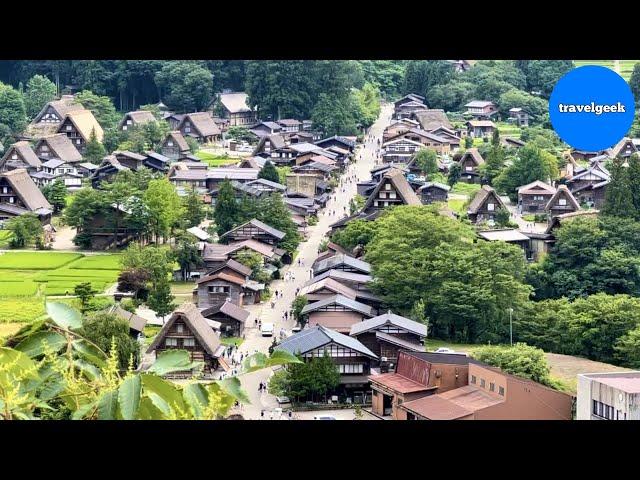 Trip to Japan's Historical Village Shirakawa-go by Brand New First Class Train