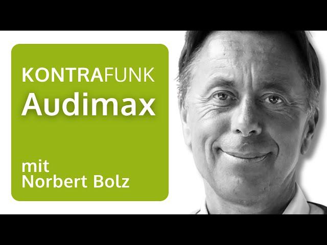 Audimax: Norbert Bolz – Christentum und Aufklärung. Über die Zeitgeister der westlichen Welt