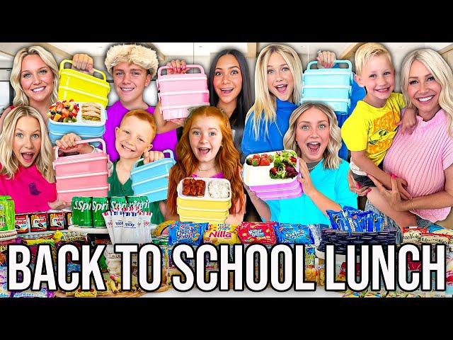 FIRST DAY OF SCHOOL LUNCH for my 10 KiDS!!  BACK TO SCHOOL 2024!