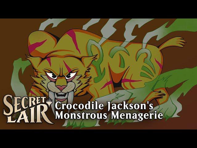 MTG: Secret Lair Drop | Crocodile Jackson's Monstrous Menagerie