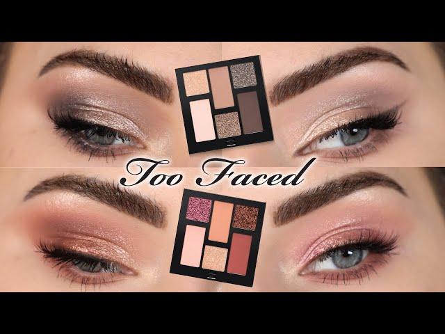 NEW Too Faced Mini Born This Way Eyeshadow Palettes | 4 Eyeshadow Tutorials