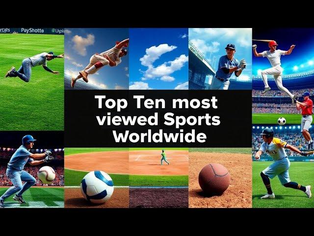 Top 10 most viewed Sports Worldwide 