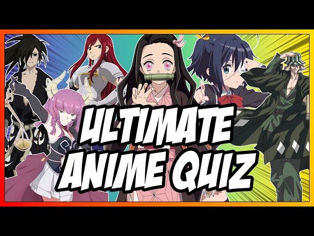 Ultimate Anime Quiz #8 - Openings, Endings, OST, Silhouettes, Locations, Manga Panels and More!