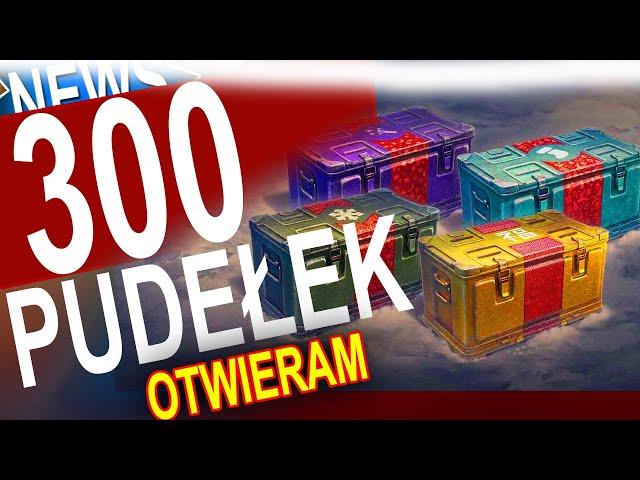 Otwieram 300 pudełek - co wypadnie? World of Tanks