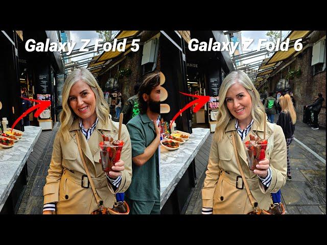 Samsung Galaxy Z Fold 6 vs Z Fold 5 Camera Test Comparison