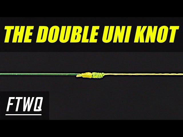 Fishing Knots: Double Uni Knot - How to Tie Braid to Fluorocarbon or Braid to Mono