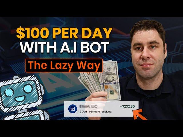 Lazy Way To Make Money Online With A.I For Beginners In 2024! ($100/Day)