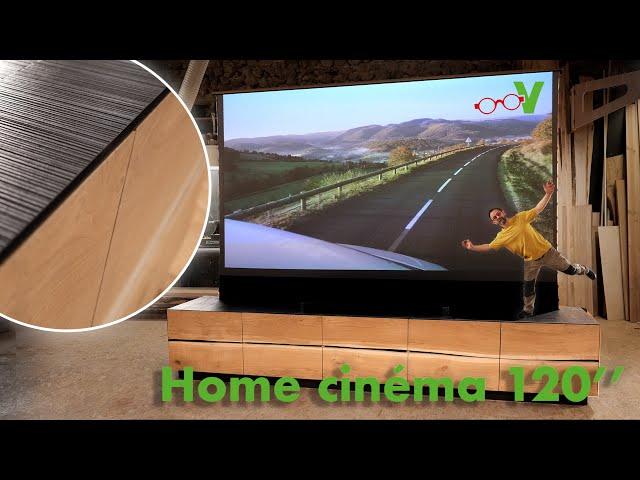 Meuble avec écran HOME CINÉMA 120' motorisé PART 2/2