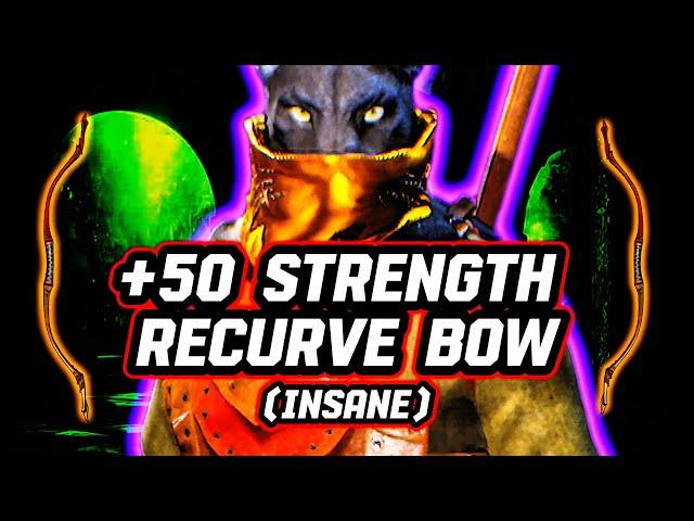 50 Strength RECURVE BOW Melts EVERYTHING | Dark and Darker