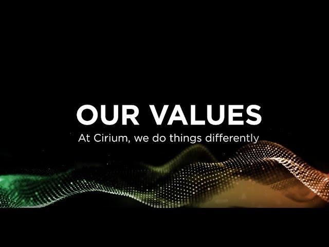 Cirium's Values