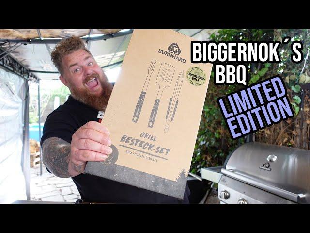 Biggernok´s BBQ Grill Besteck Set von Burnhard - Limited Edition -BBQ & Grillen für jedermann