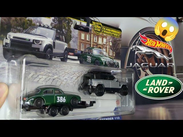 Opening a #hotwheels #Jaguar and #Landrover Team transport #car #spongybro99 #review