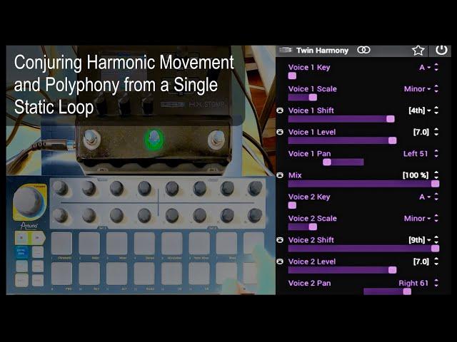 Conjuring Harmonic Movement and Polyphony from a Single Static Loop