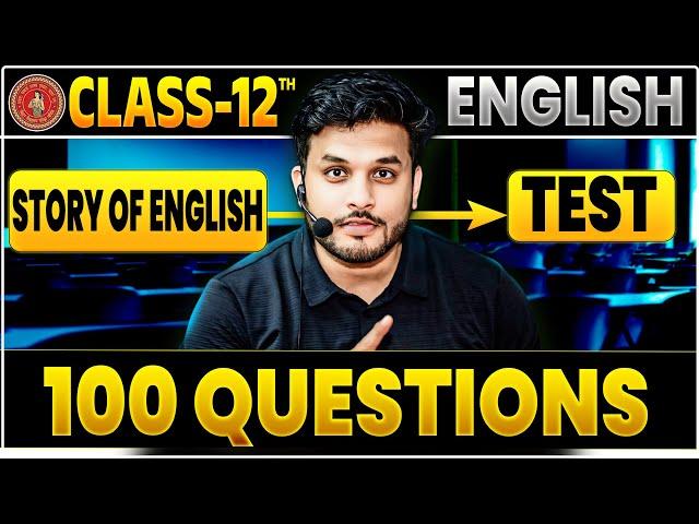 Bihar Board Class 12 English Objective | 12th English Story of English 100 Objective | 12th English