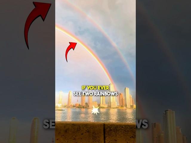 How A Double Rainbow forms 