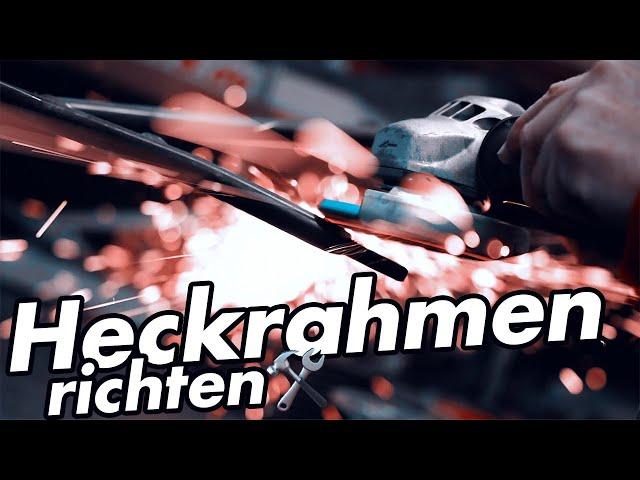 Heckrahmen an Zentralfederbeinrahmen anpassen  bei SWT-SPORT  Gletter und HPN Motorradtechnik Rahmen