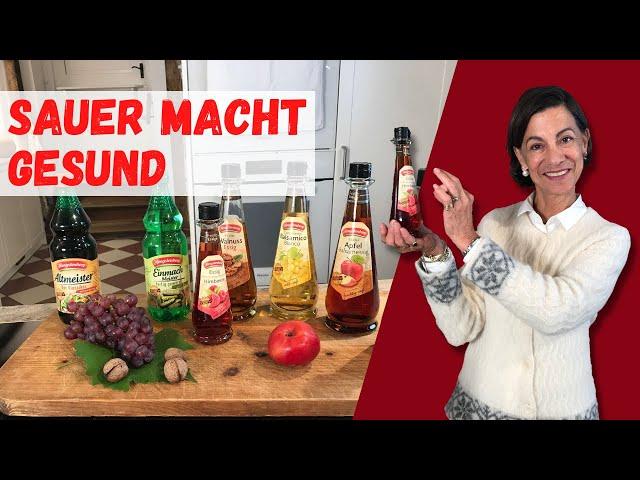 Sauer macht gesund?! | Essig das traditionelle Allheilmittel