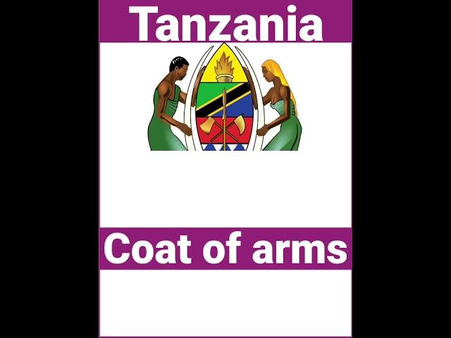 United Republic of Tanzania, Jamhuri ya Muungano wa, Tanzania Flag, Tanzania coat of arms #Tanzania