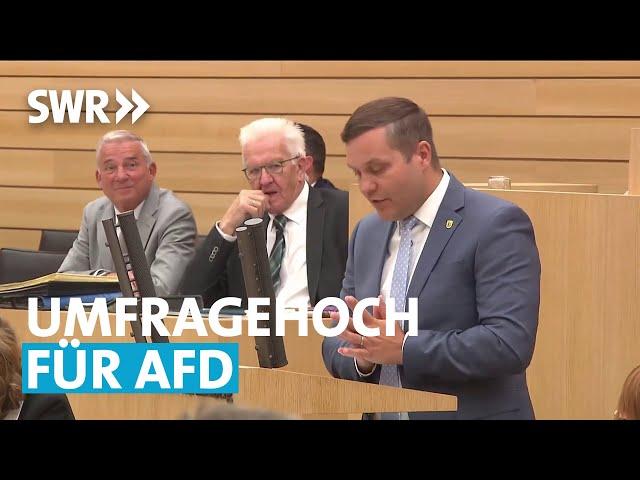 Wie stark wird die AfD in Baden-Württemberg? | SWR Aktuell