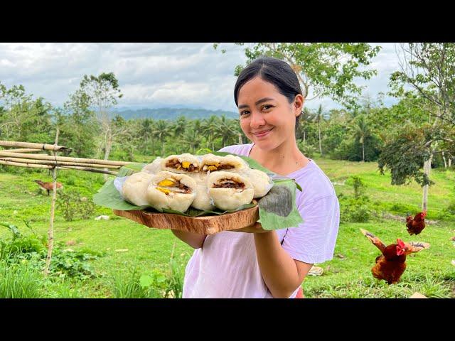 My homemade SIOPAO ASADO for you w/ a sauce! Buhay Bukid Leyte, Philippines 