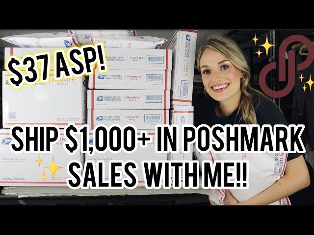 $1,000+ in Sales Over 3 Days on Poshmark!! Ship With Me & See What Sold FAST For a GREAT Profit $$$