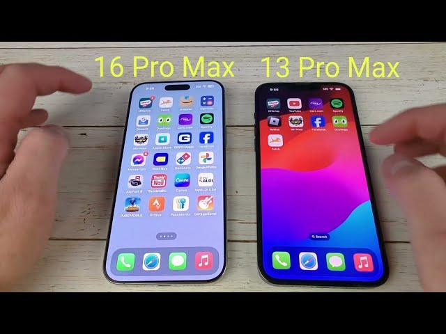 iPhone 16 Pro Max Vs iPhone 13 Pro Max Speed Test