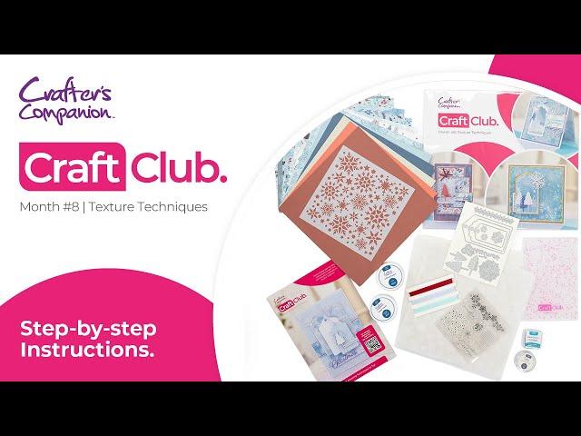 Monthly Craft Club #8:Texture Techniques