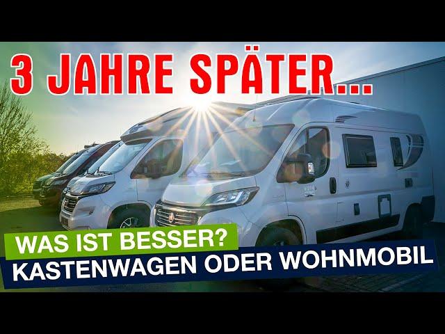 Wohnmobil oder Kastenwagen? Die Wahrheit nach 3 Jahren Camping