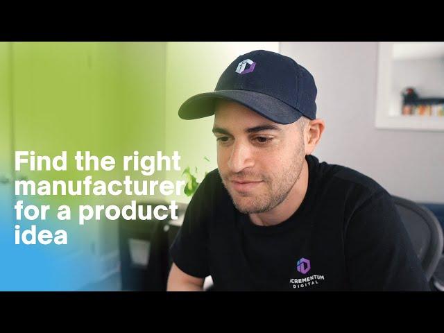 How he found the right supplier to bring ideas into products