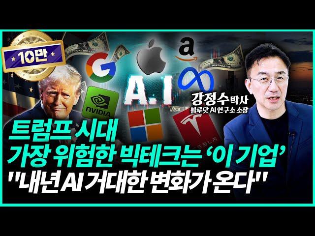 트럼프 재집권으로 희비 엇갈린 빅테크 기업들 "AI 거품론? 이 기술이 판도 뒤바꿀 것" | 강정수 박사 (3부)