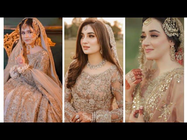 Bridal walima dresses 2024 | Pakistani bridal dresses/ Style by Saba