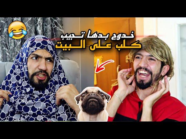 خدوج قررت تجيب كلب عالبيت/مشاكل العيله العربيه  obada family