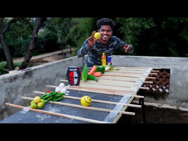 Ball Throwing Food Eating Challenge  Game ....Must watch Fun..