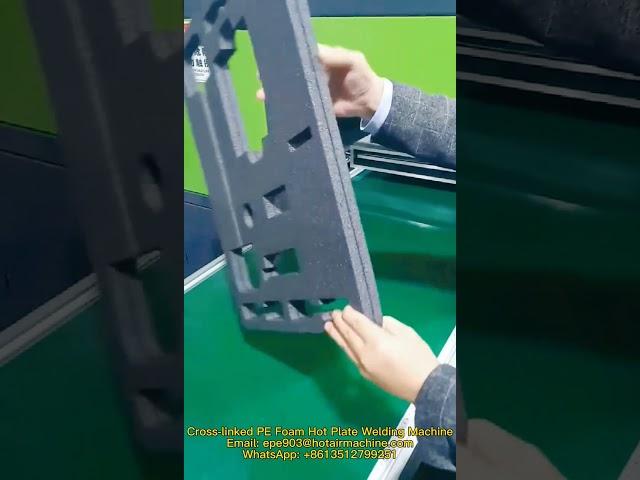 Cross linked PE Foam Hot Plate Welding Machine | Hot Ironing Machine