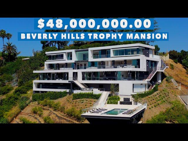 $48 Million Modern Beverly Hills Trophy Home - DroneHub