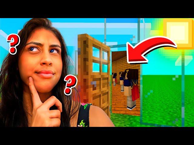 TROLLEI A EDUARDA com a CASA CONFUSA no MINECRAFT!