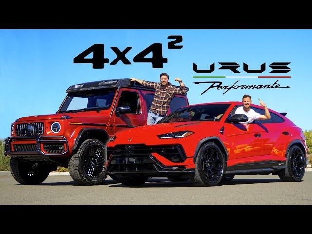 2023 Lamborghini Urus Performante vs Mercedes-AMG G63 4x4 Squared // $350,000 Boss Battle