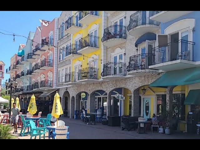 European Village at Palm Coast. With restaurants and a farmers market on weekends.