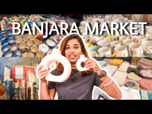 I went to the CHEAPEST Market where Home Decor starting from Rs. 30 - Banjara Market