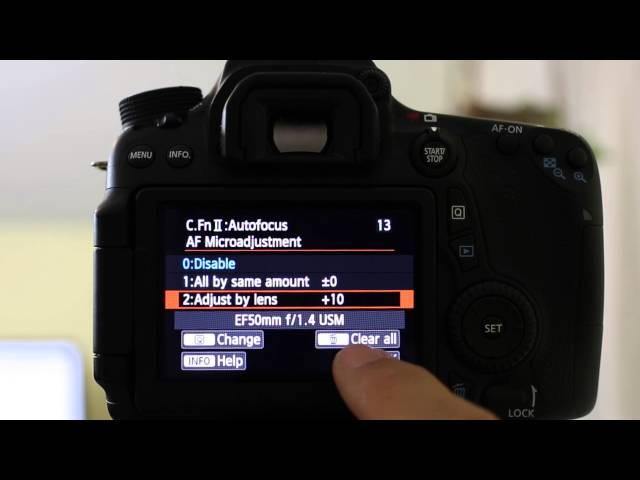 How-To: Auto Focus Micro Adjustments on the Canon 70D [DRAFT]