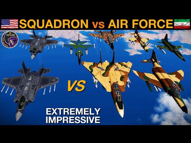 Could A Single F-22 Or F-35 Squadron Beat The ENTIRE Iranian Air Force? (WarGames 245) | DCS