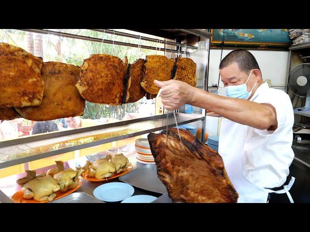 Malaysia’s famous fire-pit pork belly, chicken barbecue