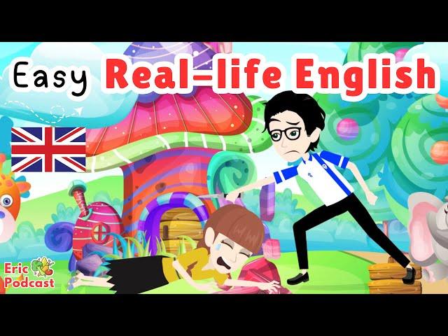 Easy & Slow English Conversation Practice for Super Beginners