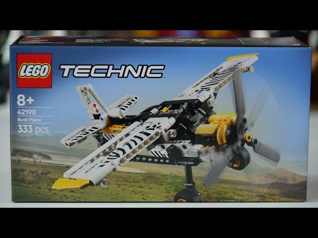 LEGO Technic 42198 Bush Plane - LEGO Speed Build Review