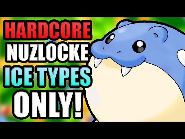 Pokémon Emerald Hardcore Nuzlocke - Ice Types Only! (No items, no overleveling)