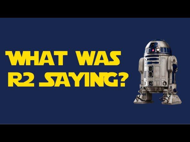 Star Wars, But R2-D2 has Subtitles | XB at the Movies